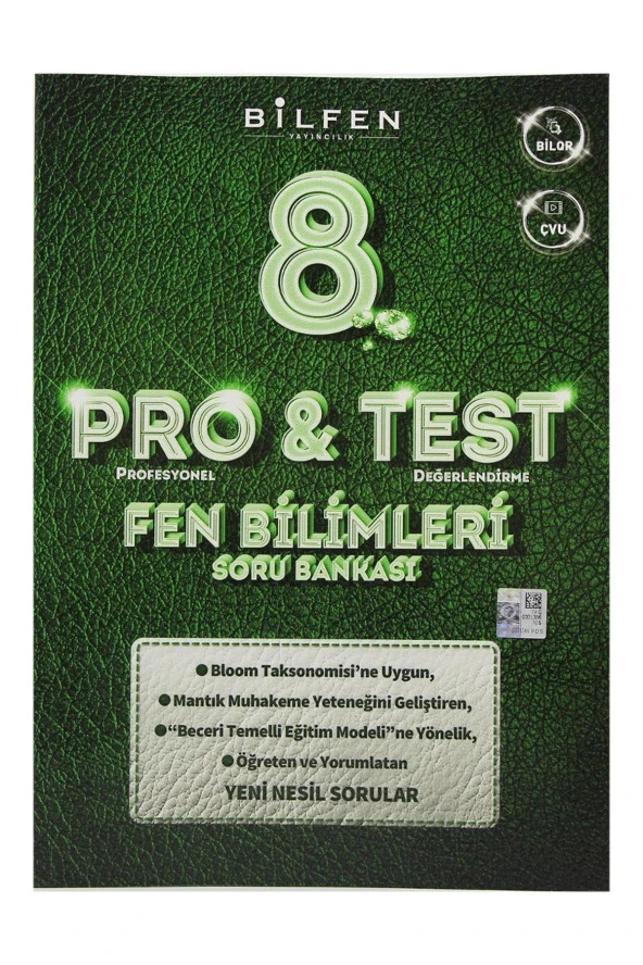 Bilfen Yayıncılık 8. Sınıf Fen Bilimleri Pro Test Soru Bankası