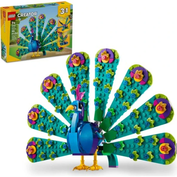 LEGO Creator 31157  3 In 1 - Egzotik Tavus Kuşu (355 Parça)
