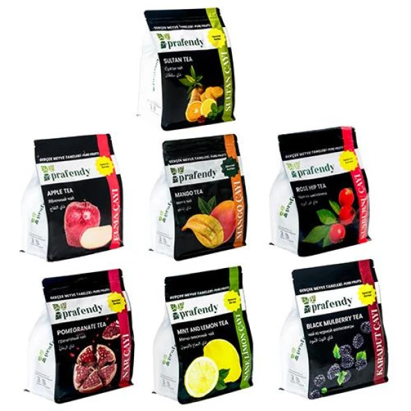 PRAFENDY KARADUT ÇAYI - GERÇEK MEYVE TANELİ 1000 GR - 2