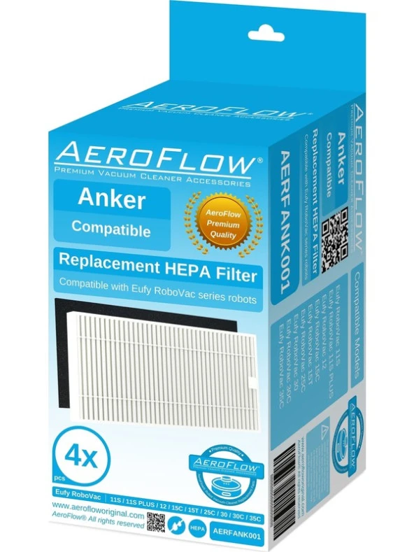 Aeroflow Anker Eufy Robovac 11 Hepa Filtre Set - T0904021 ürün görseli 1