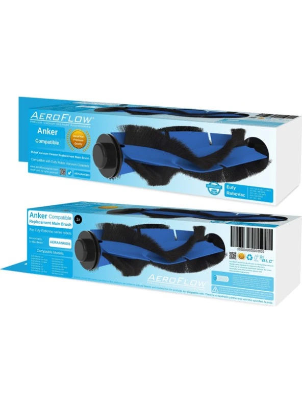 Aeroflow Eufy Robovac 11S - 35C / 12 / 15C / 15T / 30 / 30C / 35C Ana Fırça - Resim 2