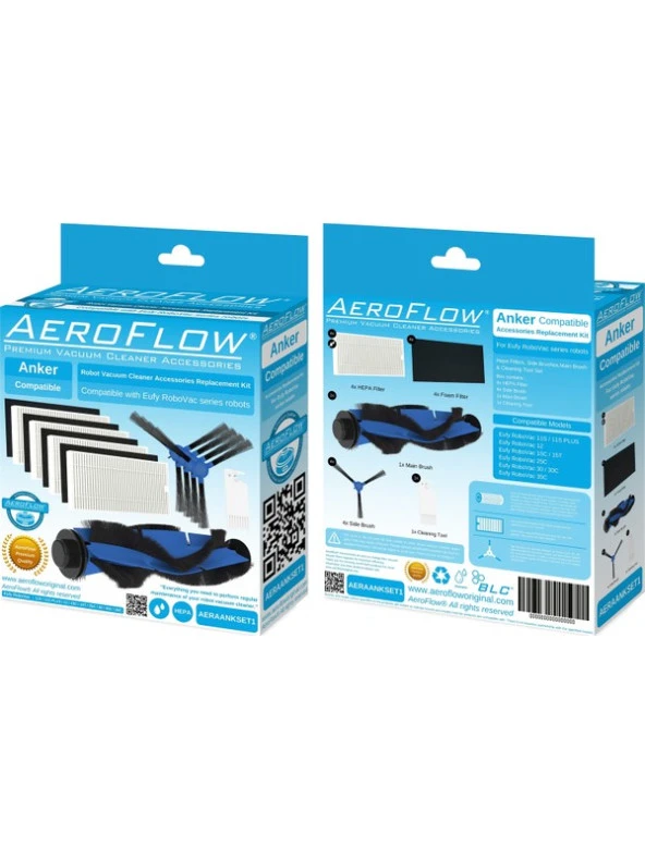 AeroFlow Anker Eufy Robovac 11 Aksesuar Seti - T0904021 - Resim 2