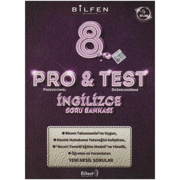 Bilfen Yayıncılık 8. Sınıf İngilizce ProTest Soru Bankası ürün görseli