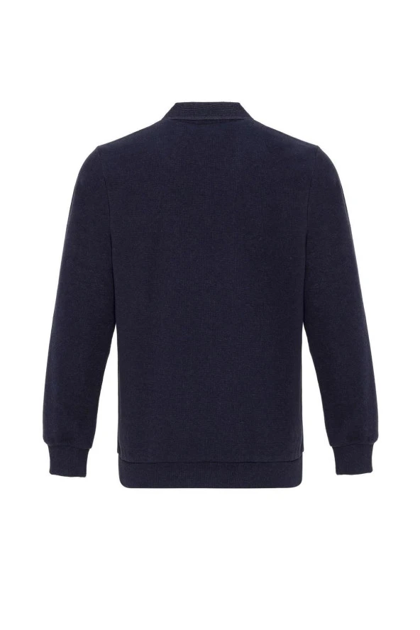 Polo Yaka Regular Kalıp Düz Triko - 7