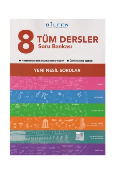 BİLFEN YAYINCILIK 8. Sınıf Tüm Dersler Soru Bankası