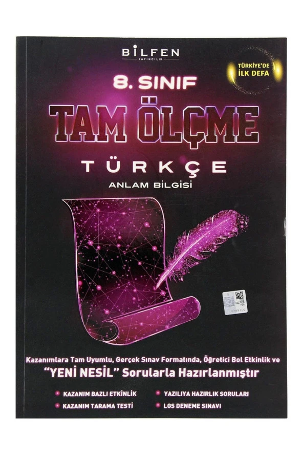 Bilfen Yayınları 8. Sınıf Türkçe Tam Ölçme ürün görseli 1