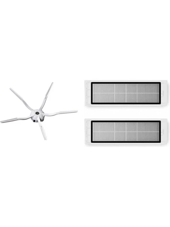 Dijitaldepodan Roborock S6 Pure Aksesuar Seti 2 Adet Hepa Filtre 1 Adet Yan Fırça ürün görseli 1