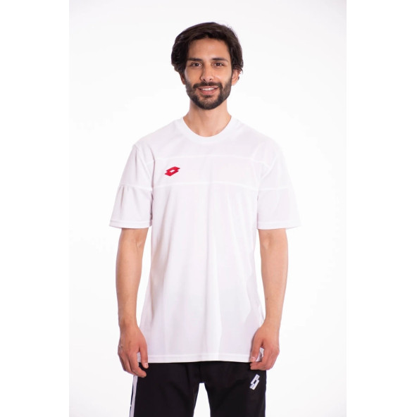 Lotto T-shirt Erkek Beyaz/siyah-mavi-kırmızı-lucca Tee Pl LUCCA123 - 2