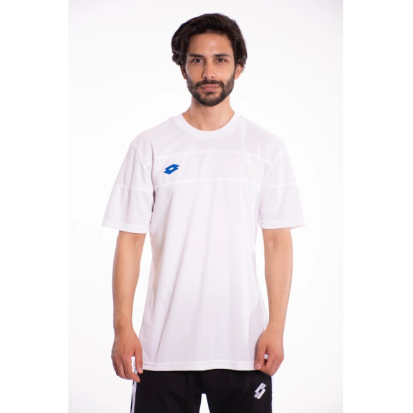 Lotto T-shirt Erkek Beyaz/siyah-mavi-kırmızı-lucca Tee Pl LUCCA123 - 3