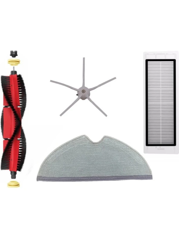 Robotcum Roborock  1 -  1s  S50 S55 S6 E20 E35 S5 Max Süpürge Yenileme Seti 4 Parça ürün görseli 1