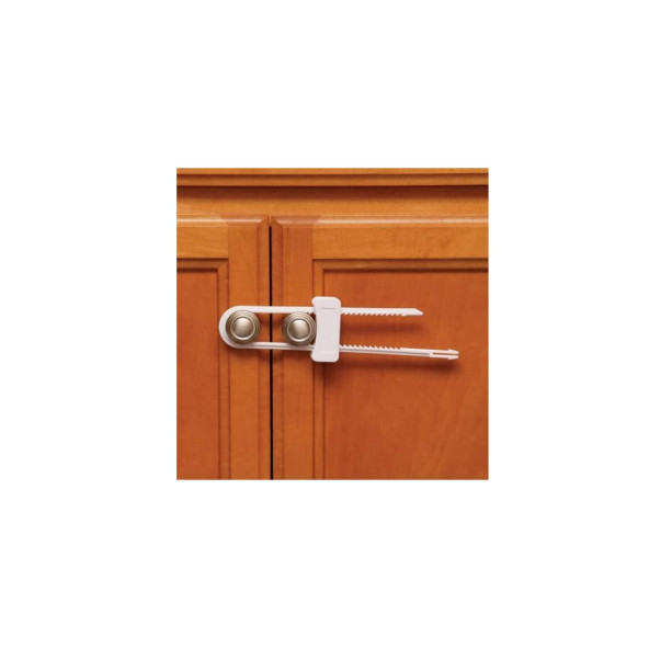 RAYLI ÇEKMECE DOLAP KİLİDİ ÇOCUK GÜVENLİK KORUMA KİLİT 2 ADET 22X4X0,4CM