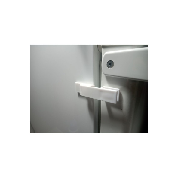 ÇOCUK GÜVENLİK DOLAP KİLİDİ 4 LÜ SET 9X2X0,4CM - 3