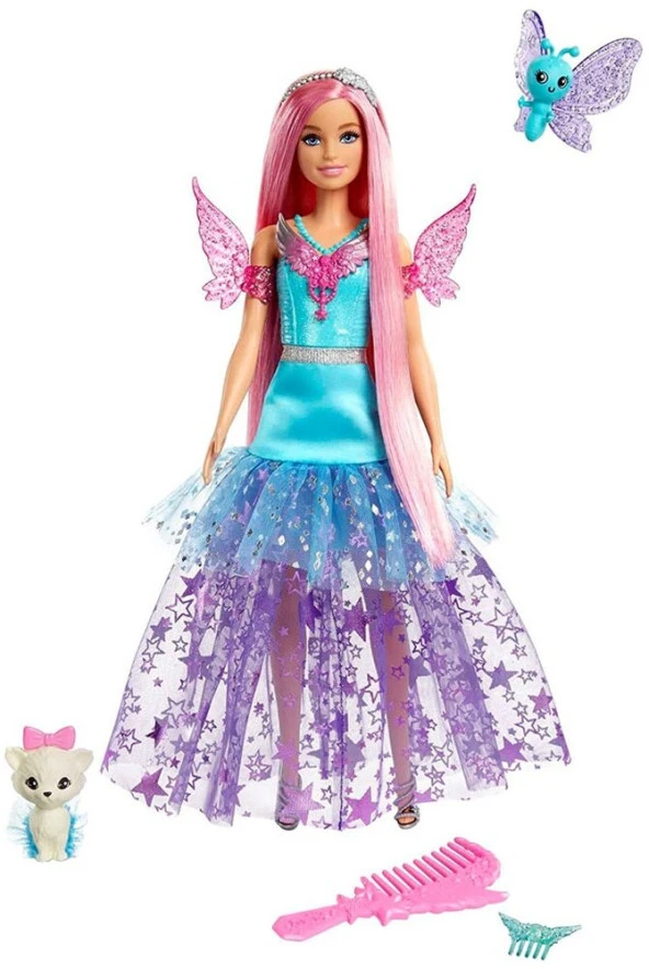 Barbie A Touch Of Magic Bebek Pembe Saçlı HLC31 HLC32 Lisanslı Ürün