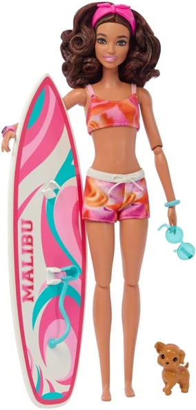 Barbie Sörf Yapıyor HPT49 HPL69 Lisanslı Ürün