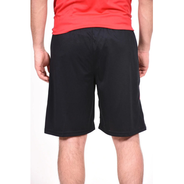 Lotto Erkek Şort Futbol Antreman Cepsiz Siyah Astarlı R2270