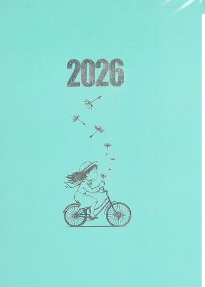 Özkan 2026 Gizli Spiralli Ajanda 12x17  Yeşil ürün görseli 1