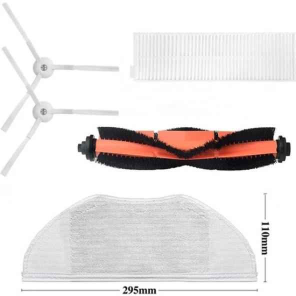 srfn ticaret Xiaomi Mi Vacuum Mop 2 In1 Essential Uyumlu 4 Parça Set