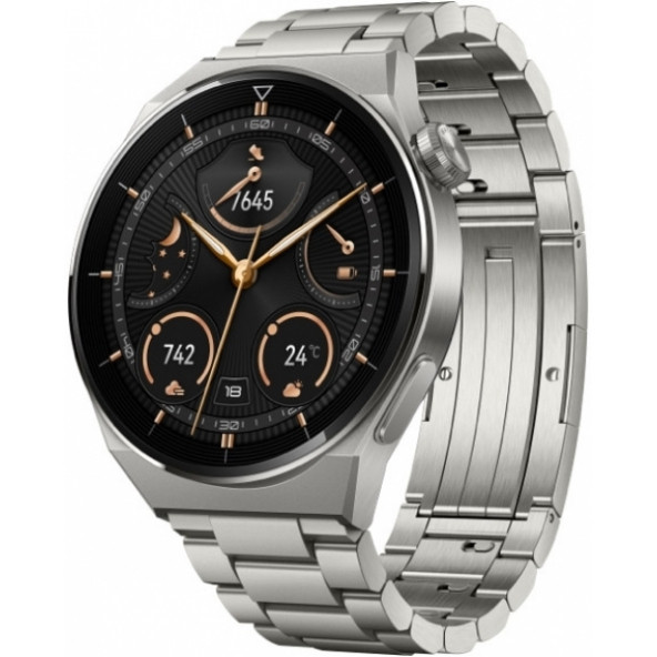 Huawei Watch GT3 Pro 46 MM Akıllı Saat (Huawei Türkiye Garantili) Titanyum