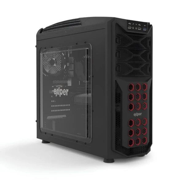 Exper Pc Gaming Flex Xcellerator XC134 R5-3500X 16GB 512 m2 8GB RTX4060ti FreeDOS Masaüstü Bilgisayar