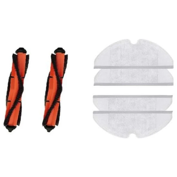 srfn ticaret Xiaomi Mi Essential 2 In 1 Aksesuar Seti: 4 Adet Fiber Mop Bezi - 2 Adet Ana Fırça