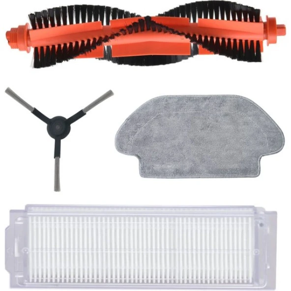 srfn ticaret Xiaomi Mi Vacuum Mop Pro Viomi V2/V3 Robot Süpürge Aksesuar Seti (4 Parça) ürün görseli 1