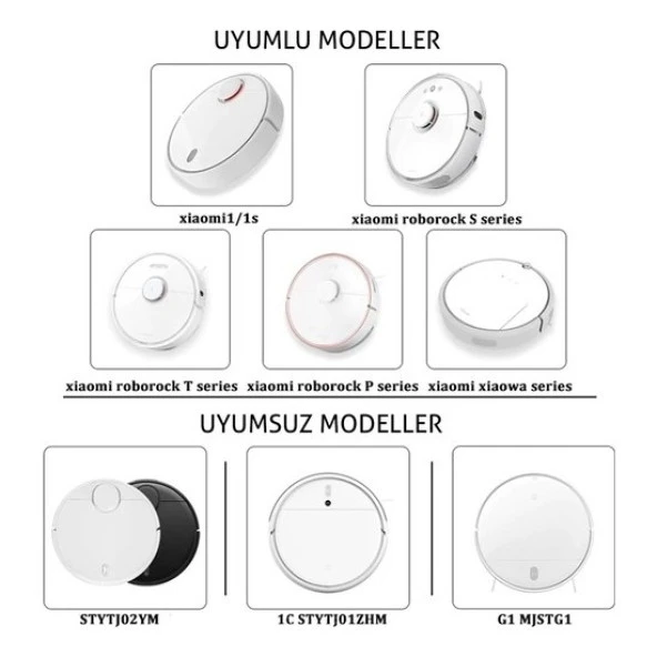 srfn ticaret Xiaomi Roborock S50 Akıllı Robot Süpürge Aksesuar Seti - 5