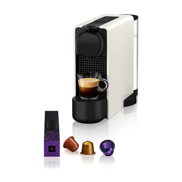 Nespresso C45 Essenza Plus Beyaz Kahve Makinesi (KUTU HASARLI-OUTLET)