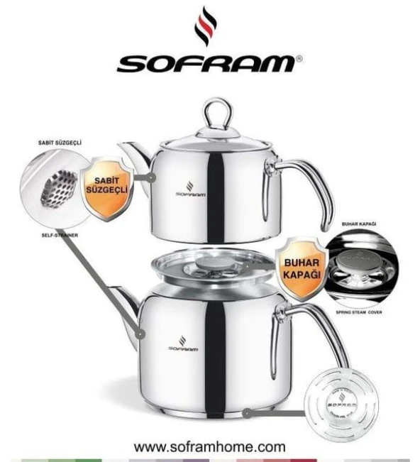 Sofram Soft Minti Boy Çaydanlık 130 Minti Size - 2
