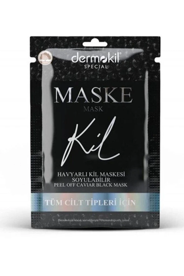Dermokil Soyulabilir Havyarlı Siyah Kil Maskesi 15 ML - 2