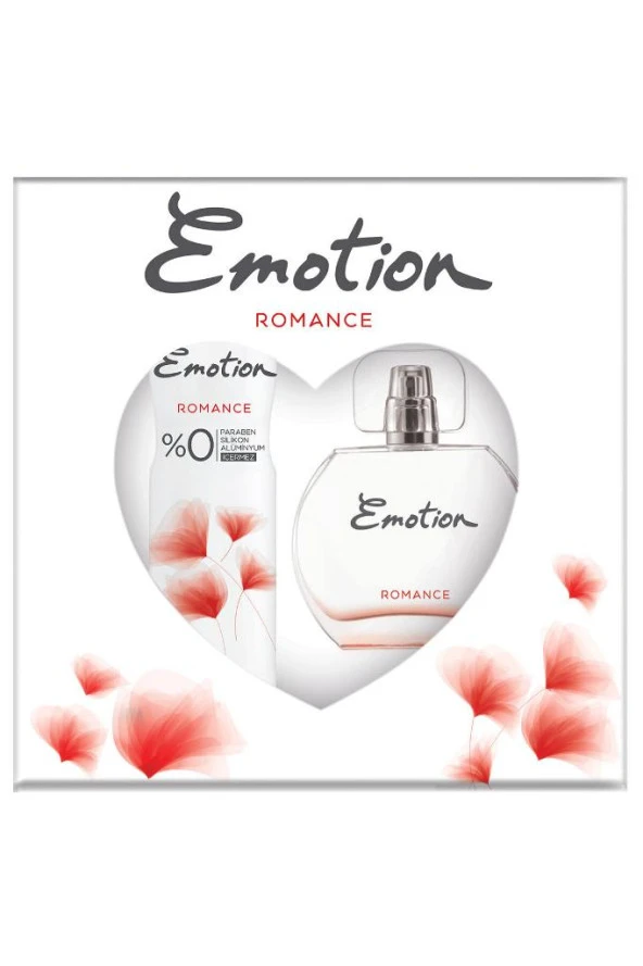 Emotion EDT + Deodorant Romance Karton Kofre