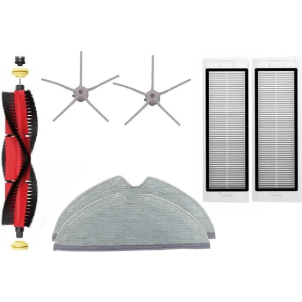 srfn ticaret Roborock S5-S50-S51-S55-S6-S6 Pure-S5 Max Uyumlu Süpürge Yenileme Seti 7 Parça ürün görseli 1