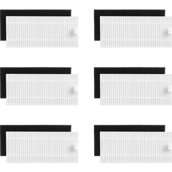 srfn ticaret Anker Uyumlu Eufy RoboVac 11S - 12 - 15C - 15T - 30 - 30C - 35C - Filtre Seti (6 adet) ürün görseli 1