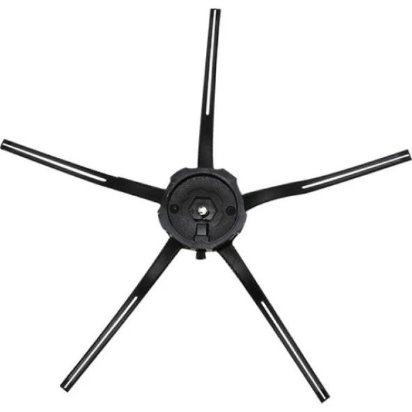 srfn ticaret Xiaomi Roborock S5 Max Robot Süpürge 5 Kollu Fırça (2 Adet Siyah) - Resim 3