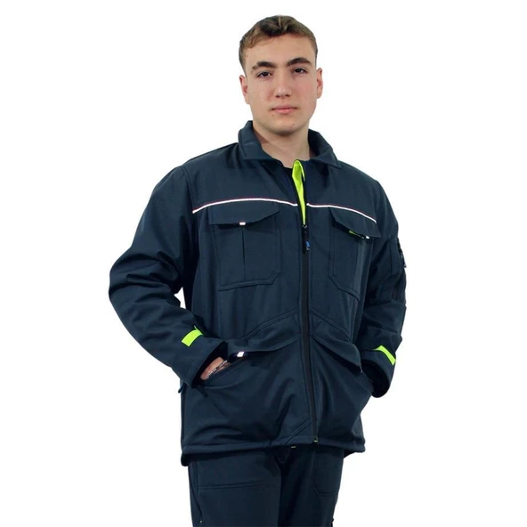 Persmont  Yeşil Softshell Plus Mont  2XL - Resim 2