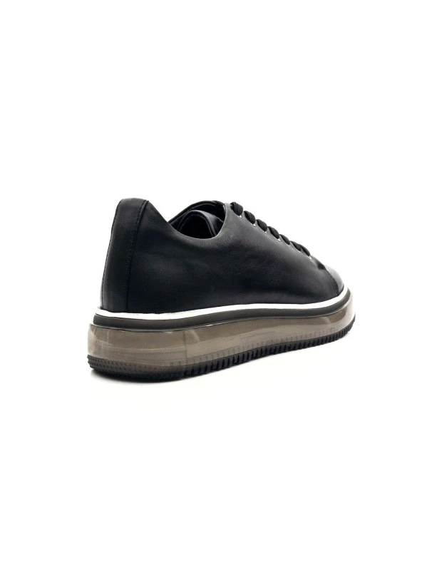 Marcomen 19373 Erkek Hakiki Deri Şeffaf Taban Casual Ayakkabı - 3