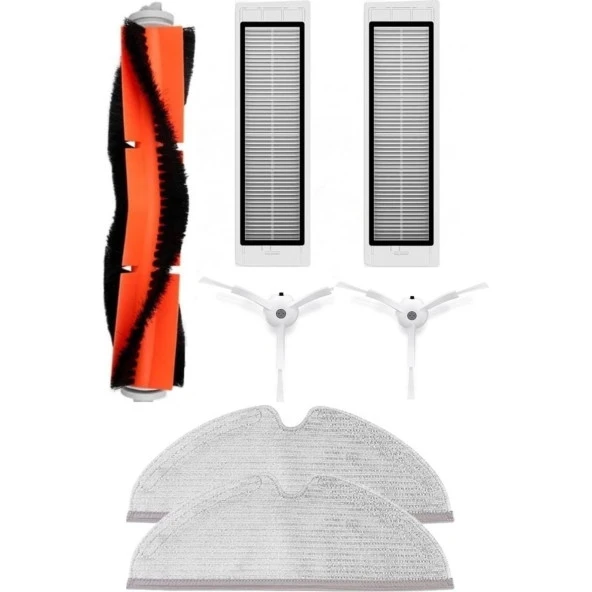 srfn ticaret Xiaomi Mi Robot Süpürge S5 Max / 1. Nesil (SDJSD01RR/SDJROBOT 02RR) Uyumlu Yenileme Setİ ürün görseli 1