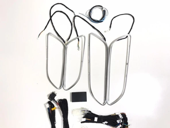 Mercedes W176 Uyumlu A & W117 Cla & Gla 64 Renk Ambians Aydınlatma - Aplikasyon Kontrollü - Resim 3