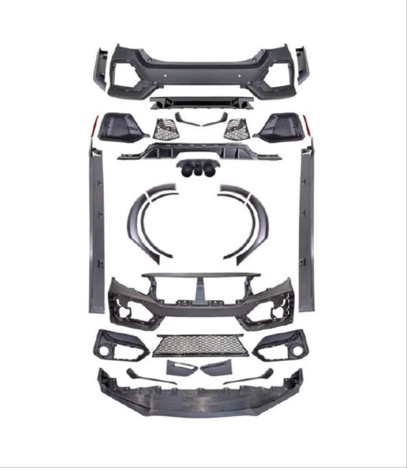 Honda Civic Uyumlu Fc5 2016-2021 Type-R Body Kit (Panjur Dahil Ledsiz)