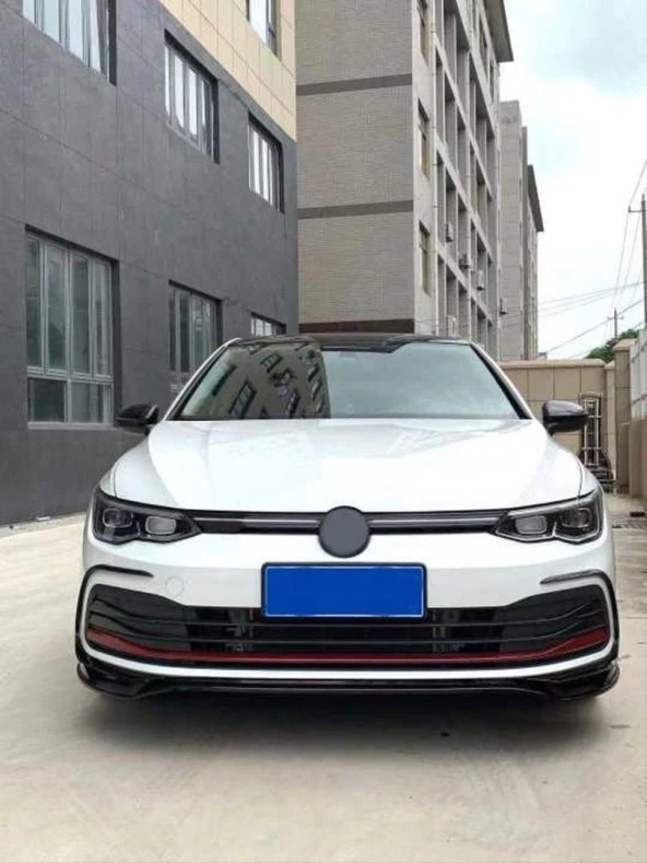 Volkswagen Golf Uyumlu 8 2021+ Sis Kaşı - Piano Black - 2