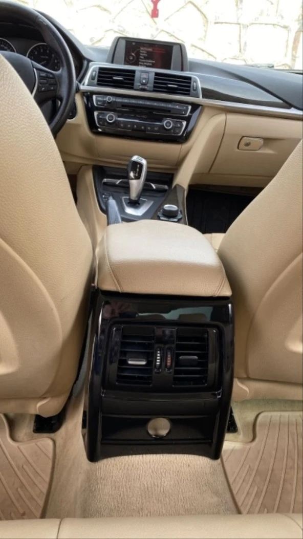 Bmw 3 Uyumlu Serisi F30 Arka Klima Kaplama - Piano Black - Resim 2