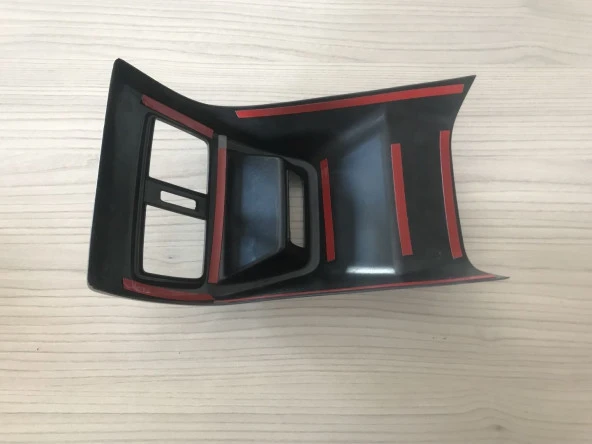 2022 Civic Uyumlu Arka Klima Panel Kaplama - Piano Black - Resim 4