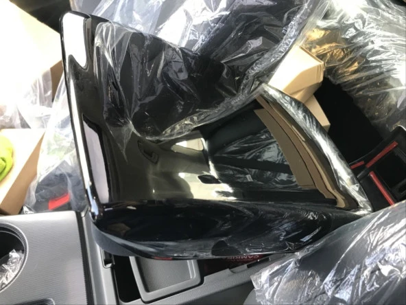 2022 Civic Uyumlu Kol Dayama - Piano Black - Resim 4