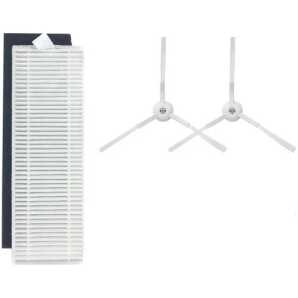 Srfn Ticaret Xiaomi Essential Mjstg1 Vacuum Mop Uyumlu 2 Adet Hepa Filtre 2 Adet Yan Fırça