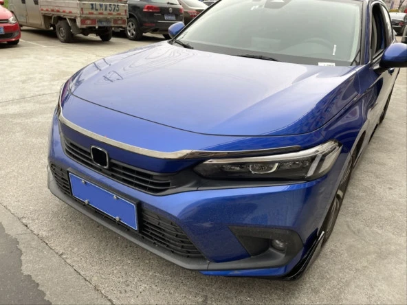 2022 Civic Uyumlu Panjur Üst Trim - Piano Black - 2