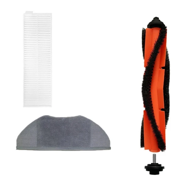 srfn ticaret Mija Xiaomi G1 2in1 Essential (Mjstg1) Uyumlu 3 Parça Yedek Filtre Fırça Seti ürün görseli 1