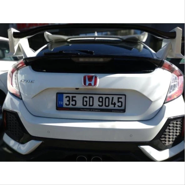 Honda Civic Fc5 2016-2020 Arka Logo Kırmızı - 2