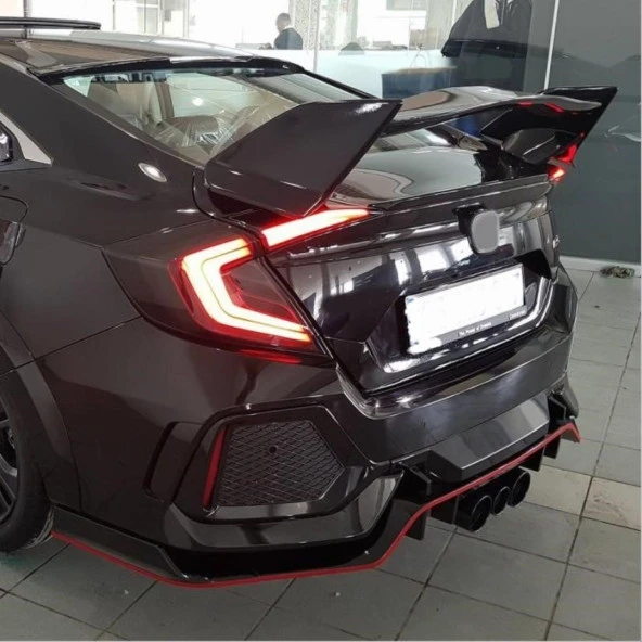 Honda Civic Uyumlu Fc5 2016-2020 Type-R Arka Tampon