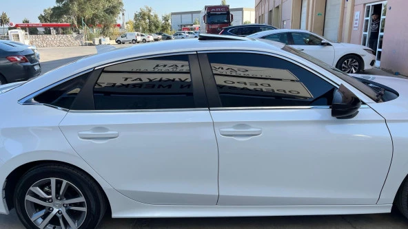 Honda Civic Uyumlu 2022 Cam Çıtası 8 Parça - Resim 3