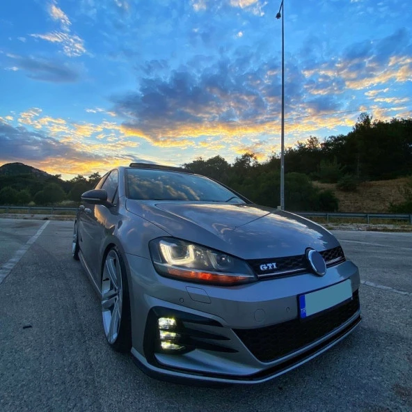 Golf 7 Uyumlu İçin Golf 7,5 Gti Ön Tampon & Panjur Seti - 2