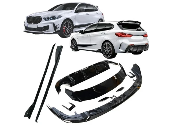 F40 1 Uyumlu Serisi M-Tech Aerokit (Parlak Siyah) - Resim 2